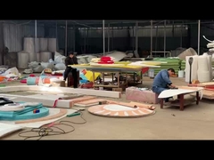 Hochpräzise Nähte für aufblasbare Schlösser