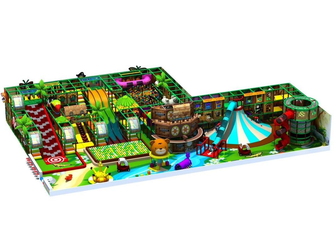 Frischwald-Stil Handelsspielstrukturen Soft Shopping Center Indoor Soft Play Ausrüstung