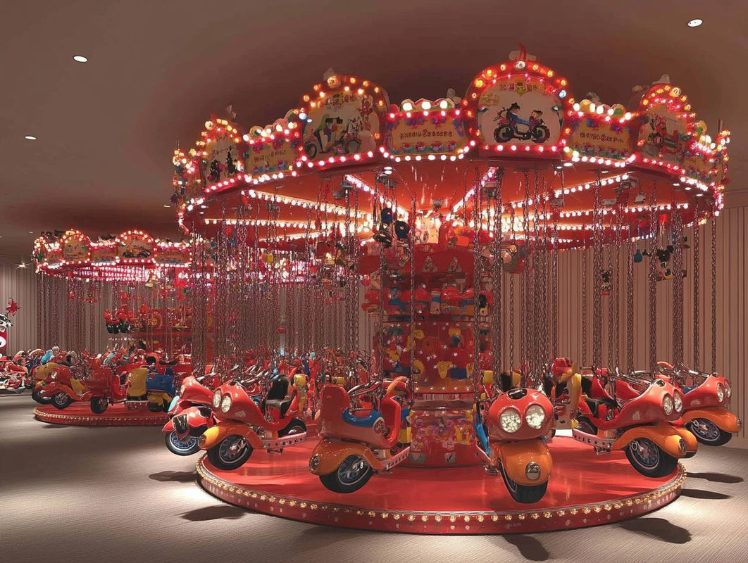 Motorradfahrten Vergnügungspark Ausrüstung Familie Indoor Play Center Ausrüstung 5,5 m