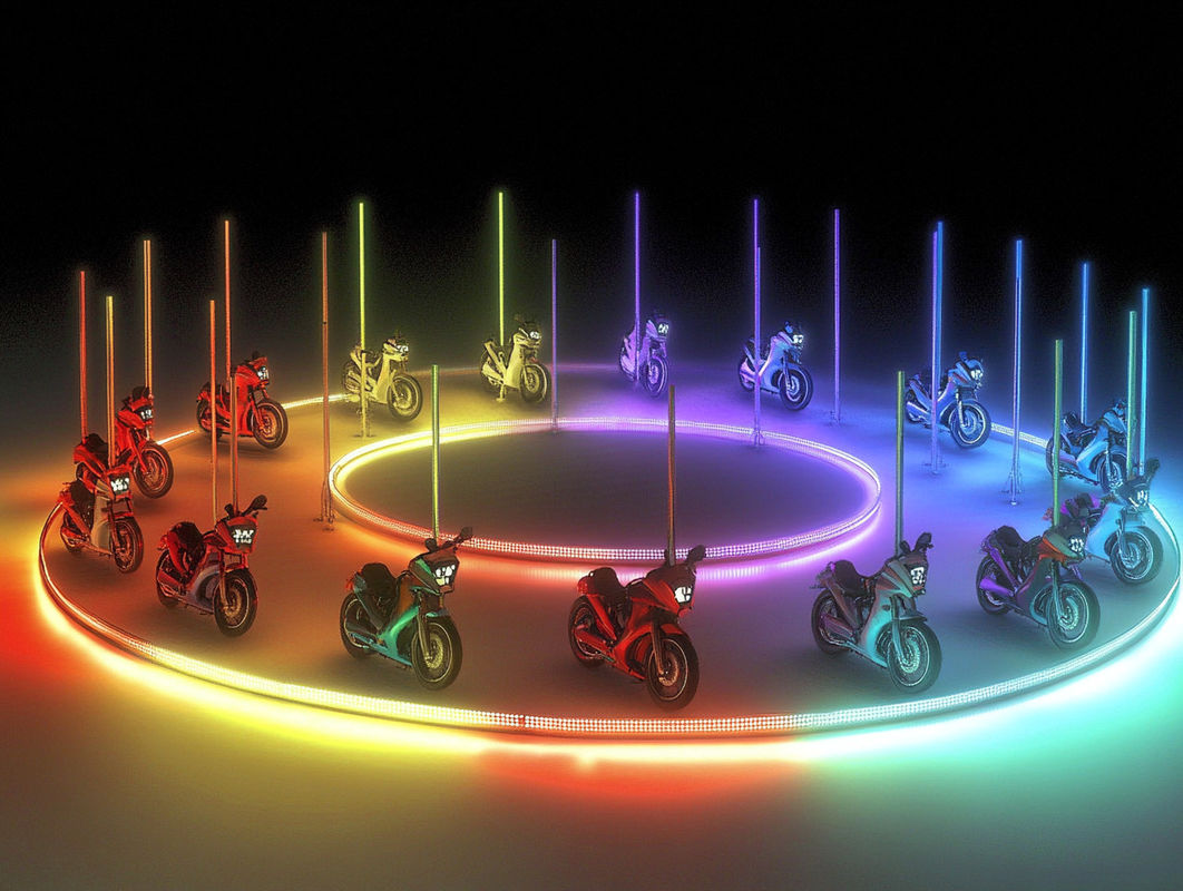 Motorradfahrten Vergnügungspark Ausrüstung Familie Indoor Play Center Ausrüstung 5,5 m