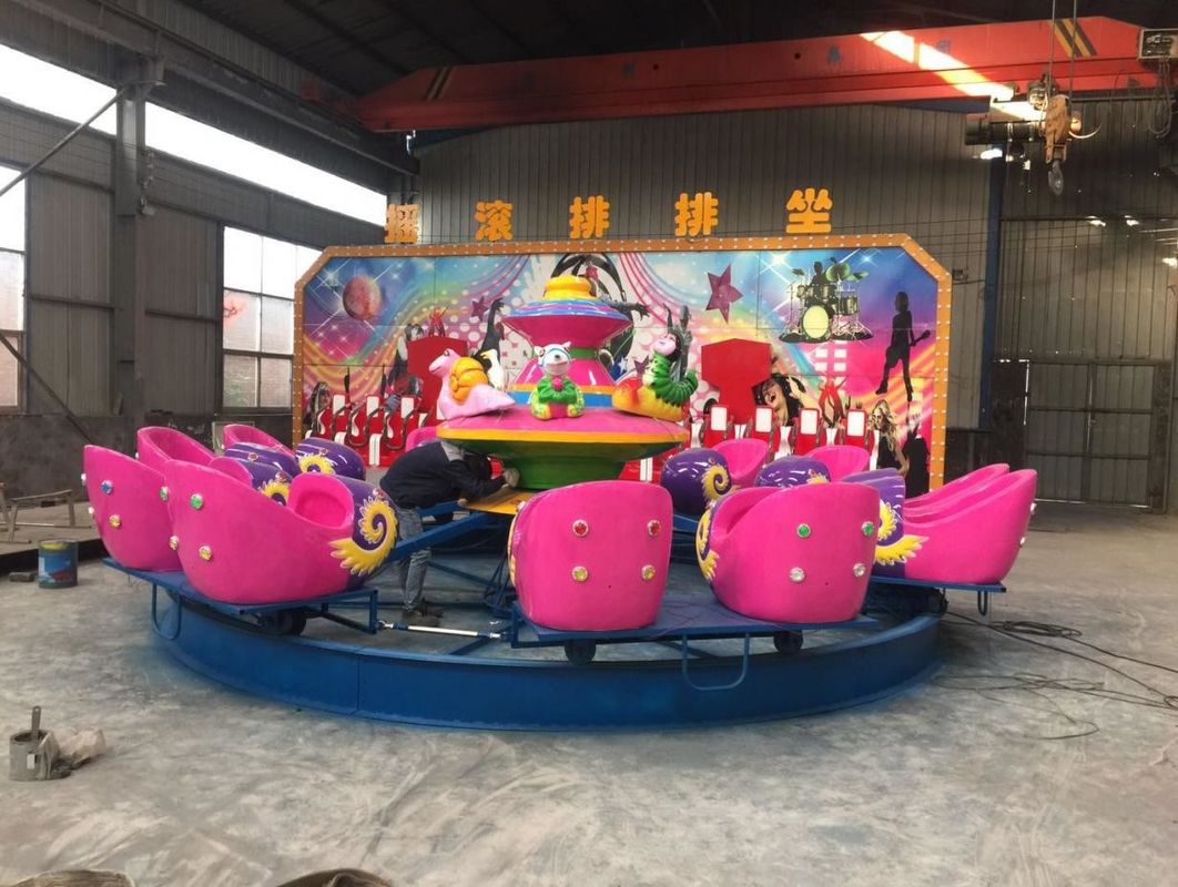 Kinder 120 kg Dreh- und Schaukelstuhl 1,9 m/s Kleine Vergnügungsgeräte Mini Crazy Wave Row Sit