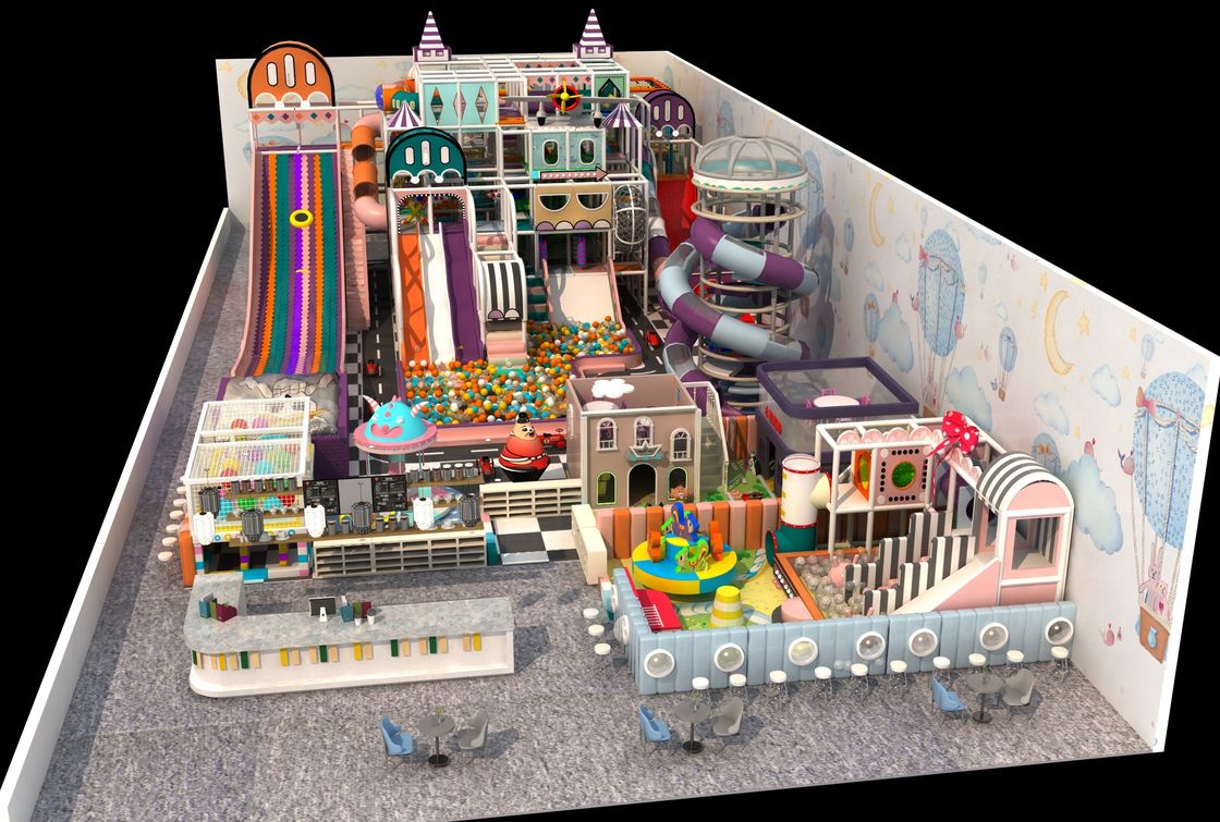 5 x 6m Indoor Naughty Fort Kinder Spielplatz Polypropylen sicherer Erwachsenen Indoor Entertainment Park