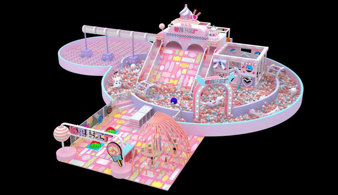 Süßigkeiten Thementapete Innenraum Kinder Spielplatz Kinder Kinderspielplatz Indoor Zone Ausrüstung
