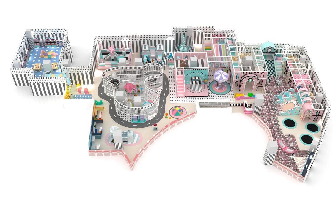 Customized New Design Hochwertiges Multifunktionales Gewerbliches Kinderspielplatz Indoor