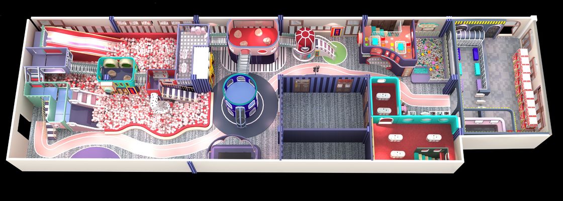 Großhandel Neuer Trend Indoor Frecher Burg Weichspiel Vergnügungspark Festung Für Kinder Bällebad Spielbereich Aus Kunststoff