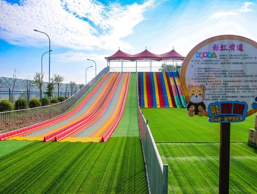 Spielplatz Freiluftfahrten Regenbogen-Rutschen für Kinder
