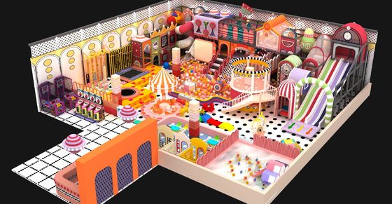 OEM Naughty Castle Kids 10 Kinder - 15 Kinder Indoor Play Struktur