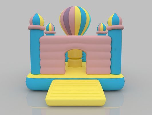 3 - 16 Jahre Altes Aufblaseschloss Heißluftballon Thema Sprunghaus Geschäft mit Blaser