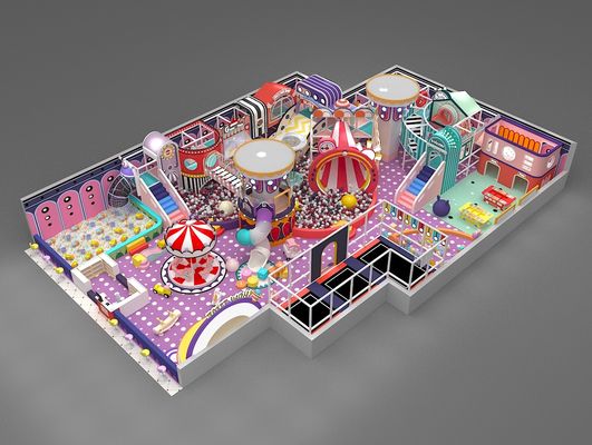 Maßgeschneiderte Naughty Castle Kinder Kleine Indoor-Spielplatz Ausrüstung Weiches Spiel Set