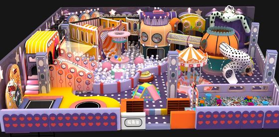 Premium Indoor Spielplatz Soft Play Ausrüstung Set für Kinder Kommerzielle Kinderspielplatz mit Unartigem Schloss und Rutsche