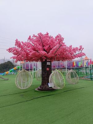 Benutzerdefinierte interaktive Schaukelspielplatz-Ausstattung für den Blütenspielbaum