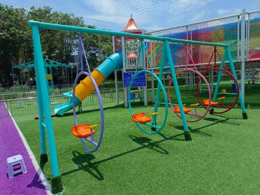 Kinder-Swing-Rides Interaktive Spielplatz-Ausrüstung Inklusive Gestaltung mit technischer Unterstützung