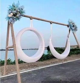 Garten Moon Swing sichere sichere Konstruktion anpassbar mit Logo