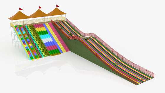 PVC-Regenbogenrutsche für Indoor- und Outdoor-Spielplätze